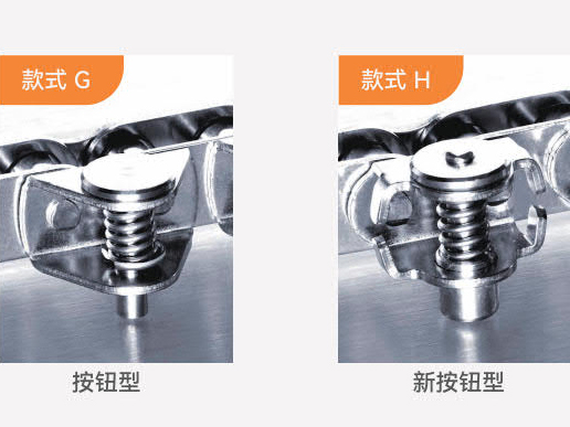 Gripper Chains-Button Clamp Types